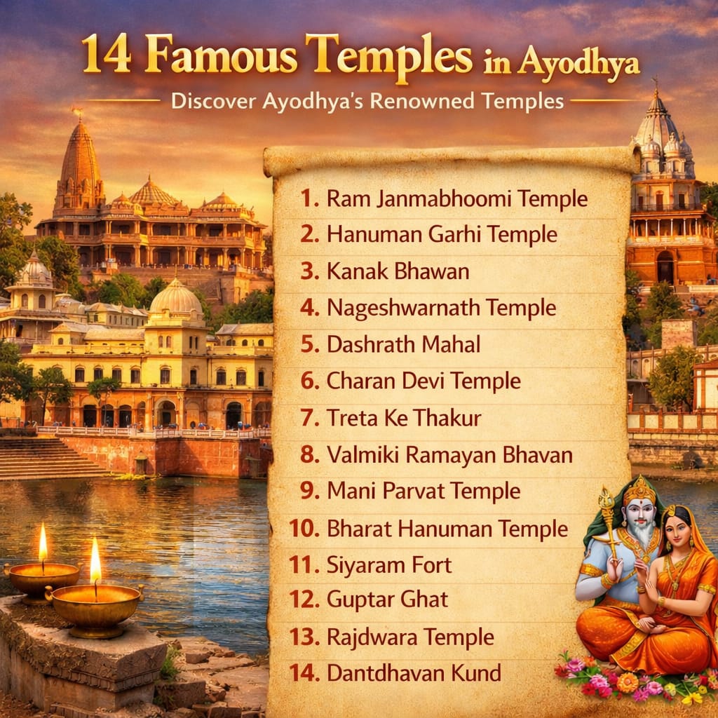 14 Famous Temples in Ayodhya You Must Visit in One Day